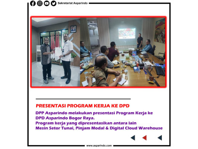 Presentasi Program Kerja Asparindo ke DPD Asparindo Bogor Raya
