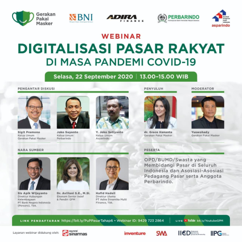Digitalisasi Pasar Rakyat di Masa Pandemi