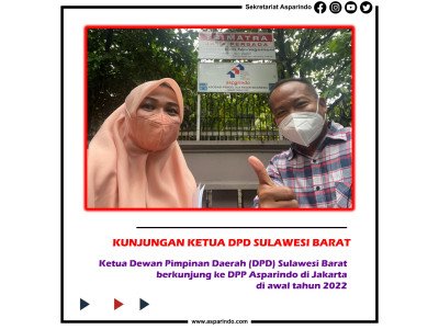 Kunjungan DPD Sulawesi Barat ke DPP Asparindo