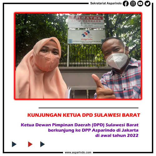 Kunjungan DPD Sulawesi Barat ke DPP Asparindo