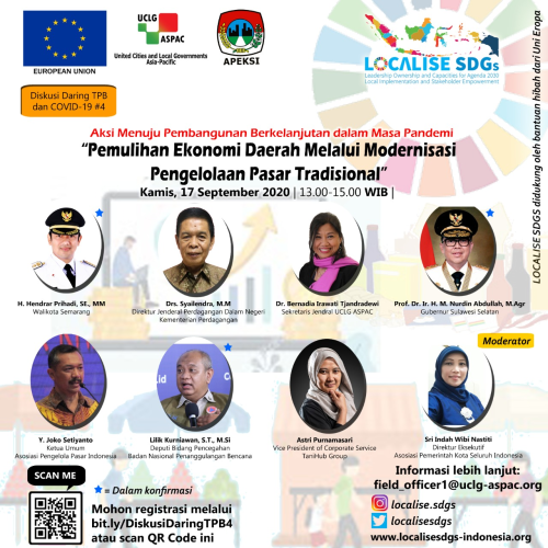 Pemulihan Ekonomi Daerah melalui Modernisasi Pengelolaan Pasar Tradisional