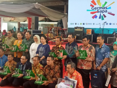 GERAKAN MASYARAKAT SADAR PANGAN AMAN (GERMAS SAPA) & PENYERAHAN SIMBOLIS ALAT TEST KIT OLEH BPOM KE ASPARINDO