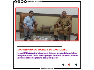 Diskusi Kerjasama DPD Asparindo Sulsel dengan Dinas Perdagangan Provinsi Sulsel