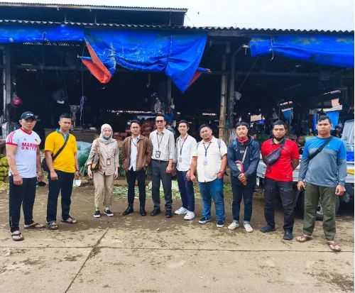 Kunjungan Bank Raya dan Jalin ke Pasar Induk Tanah Tinggi