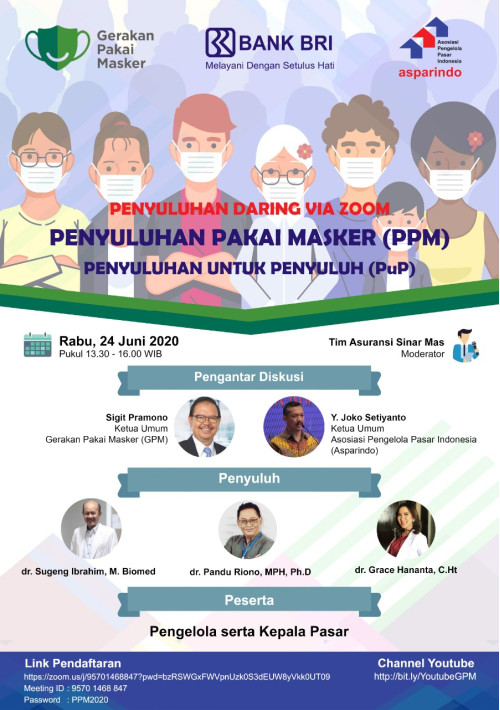 GERAKAN PAKAI MASKER (GPM) PENYULUHAN UNTUK PENYULUH (PuP)