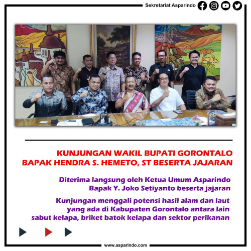 KUNJUNGAN WAKIL BUPATI GORONTALO DALAM RANGKA SINERGISITAS SERTA PENJAJAKAN KERJASAMA