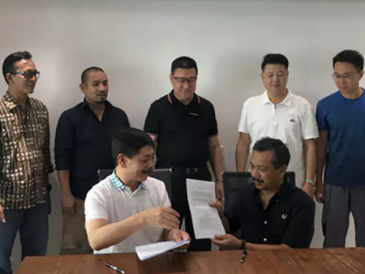 Penandatanganan MoU Asosiasi Pengelola Pasar Idonesia (ASPARINDO) dengan Shenzhen Zhongzhou Nonggang Aquatic Co., Ltd