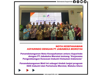NOTA KESEPAHAMAN ANTARA ASPARINDO DENGAN PT. JABABEKA MOROTAI