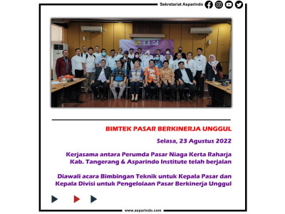 BIMTEK PENGELOLAAN PASAR BERKINERJA UNGGUL