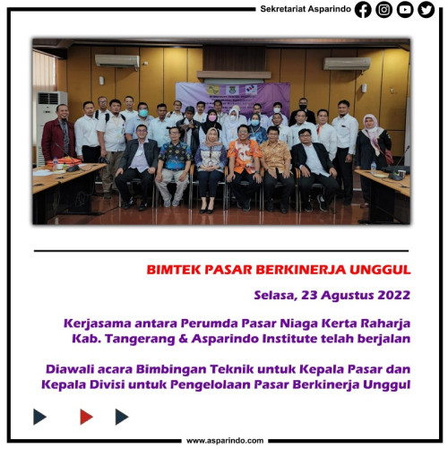 BIMTEK PENGELOLAAN PASAR BERKINERJA UNGGUL