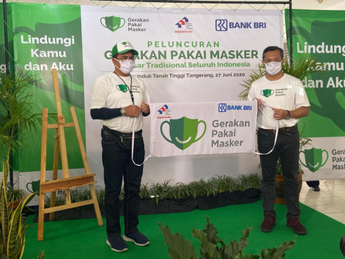PELUNCURAN GERAKAN PAKAI MASKER DI PASAR - PASAR RAKYAT SELURUH INDONESIA