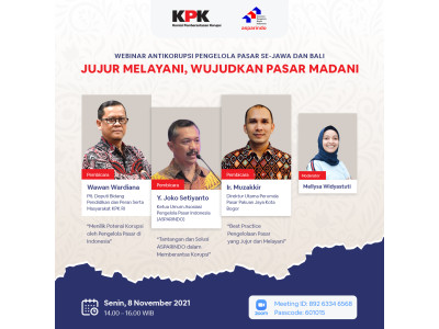 Kampanye Antikorupsi di Pasar bersama KPK - Asparindo