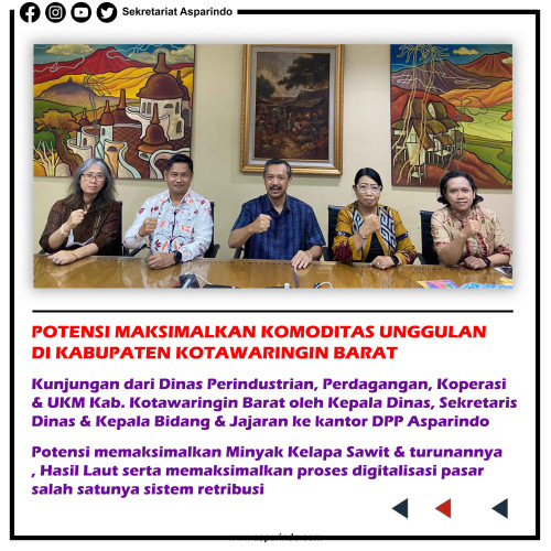 MAKSIMALKAN POTENSI KOMODITAS DI KABUPATEN KOTAWARINGIN BARAT