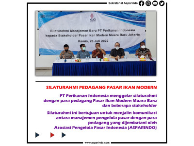 Silaturahmi Pedagang Pasai Ikan Modern (PIM) Muara Baru