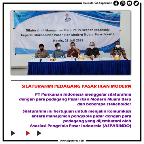 Silaturahmi Pedagang Pasai Ikan Modern (PIM) Muara Baru